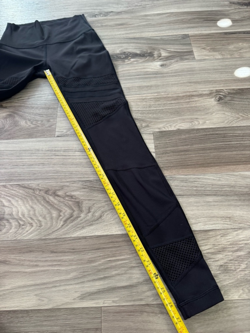 Lululemon Wunder Under High-Rise Tight *Mix & Mesh 28" in Black Size 4 - Picture 7 of 9